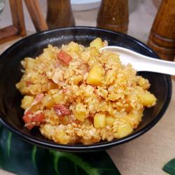 火腿洋芋焖饭的做法[图]