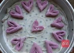 紫薯爱心馒头的做法图解26