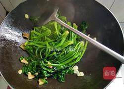 猪油渣炒菠菜的做法图解6