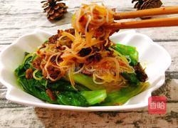 麻辣香菇酱凉拌粉丝的做法图解1