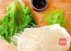 麻辣香菇酱凉拌粉丝的做法图解4