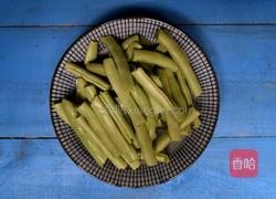 金钩四季豆的做法图解3