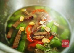减肥瘦身汤之丝瓜猪肝汤的做法图解9