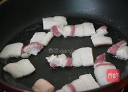 娃娃菜炒肉的做法图解4