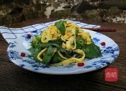 凉拌荆芥鸡蛋皮的做法图解8
