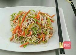 五彩肉丝的做法图解4