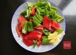 双椒炒猪肝的做法图解3