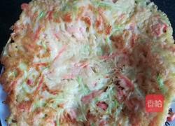 角瓜胡萝卜火腿煎饼的做法图解5