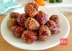 香甜紫薯球(18个月宝宝辅食)的做法图解14
