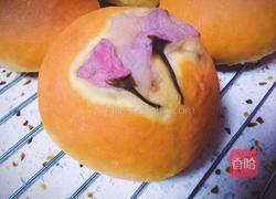 樱花蜂蜜小面包的做法图解11