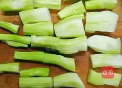 芥蓝炒肉的做法图解1