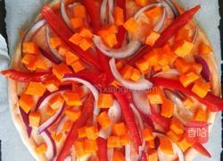 火腿玉米披萨的做法图解5