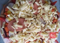 火腿玉米披萨的做法图解7