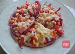 火腿玉米披萨的做法图解9