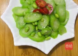 毛豆炒丝瓜的做法图解3
