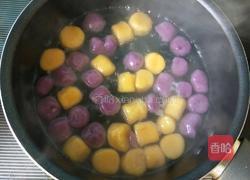 西米牛奶煮芋圆的做法图解12