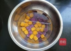 西米牛奶煮芋圆的做法图解13