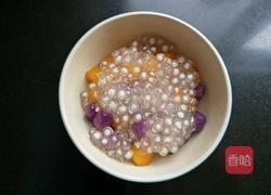 西米牛奶煮芋圆的做法图解15