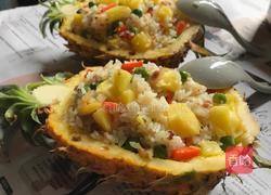 杂锦菠萝炒饭的做法图解4