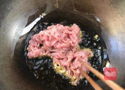 菠菜梗炒肉的做法图解6