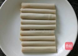咸鱼蒸千张卷的做法图解7