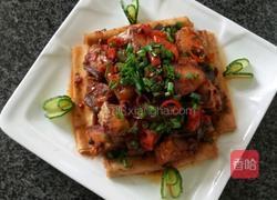 咸鱼蒸千张卷的做法图解9