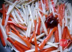 莲藕红椒的做法图解7