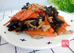 胡萝卜炒木耳的做法图解14