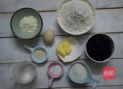 奶香紫薯吐司的做法图解1