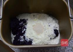 奶香紫薯吐司的做法图解2