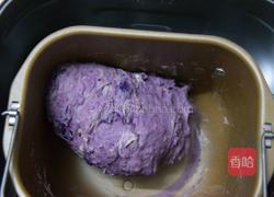 奶香紫薯吐司的做法图解3