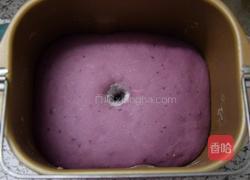 奶香紫薯吐司的做法图解7
