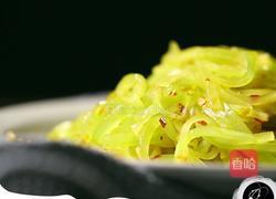 春季清热解毒开胃凉菜凉拌青笋丝的做法图解9