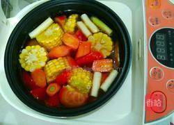 番茄胡萝卜玉米风干排骨汤（电饭煲版）的做法图解13
