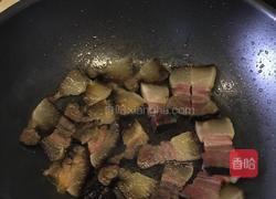 腊肉炒油麦菜的做法图解2