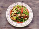 五花肉炒香干
