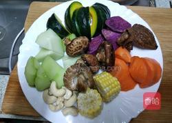 腰果什菜湯的做法图解2