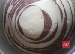 六寸斑马纹戚风蛋糕的做法图解21