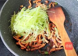 莴笋炒肉丝的做法图解6