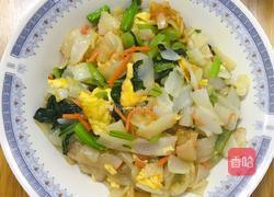 鸡蛋炒河粉的做法图解4