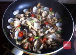 葱爆花蛤的做法图解7