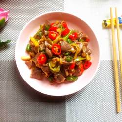 双椒鸭胗的做法[图]