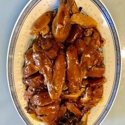 葱烧梅子鸭