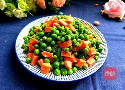 火腿肠炒豌豆的做法图解1