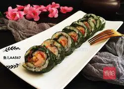 Chicken and kimbap recipe illustration 13