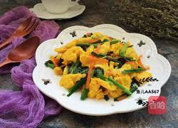 蒜苗炒鸡蛋的做法图解11