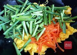 蒜苗炒鸡蛋的做法图解8