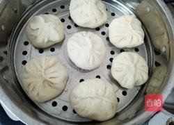 猪肉葱花大蒸包的做法图解5