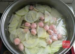 节瓜肉丸汤的做法图解5