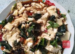 皮蛋砸嫩豆腐的做法图解4
